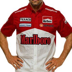 Racing Team Shirt 2XL with Goodyear- Texaco Vintage Formula 1 Style